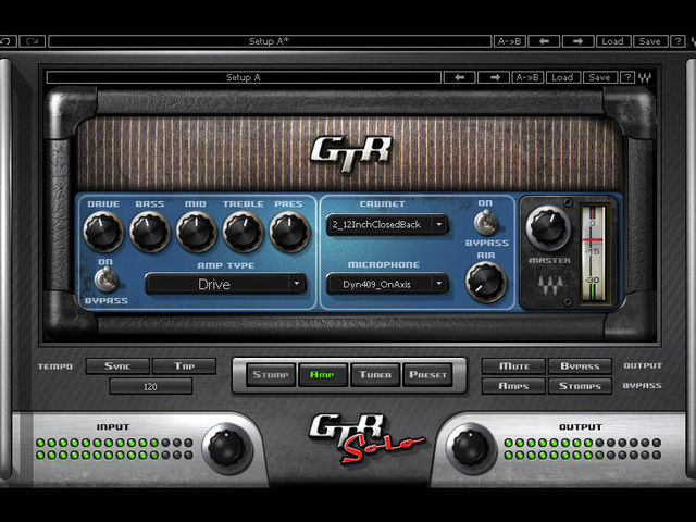 10 different amplifier models provide a broad range of tonal options